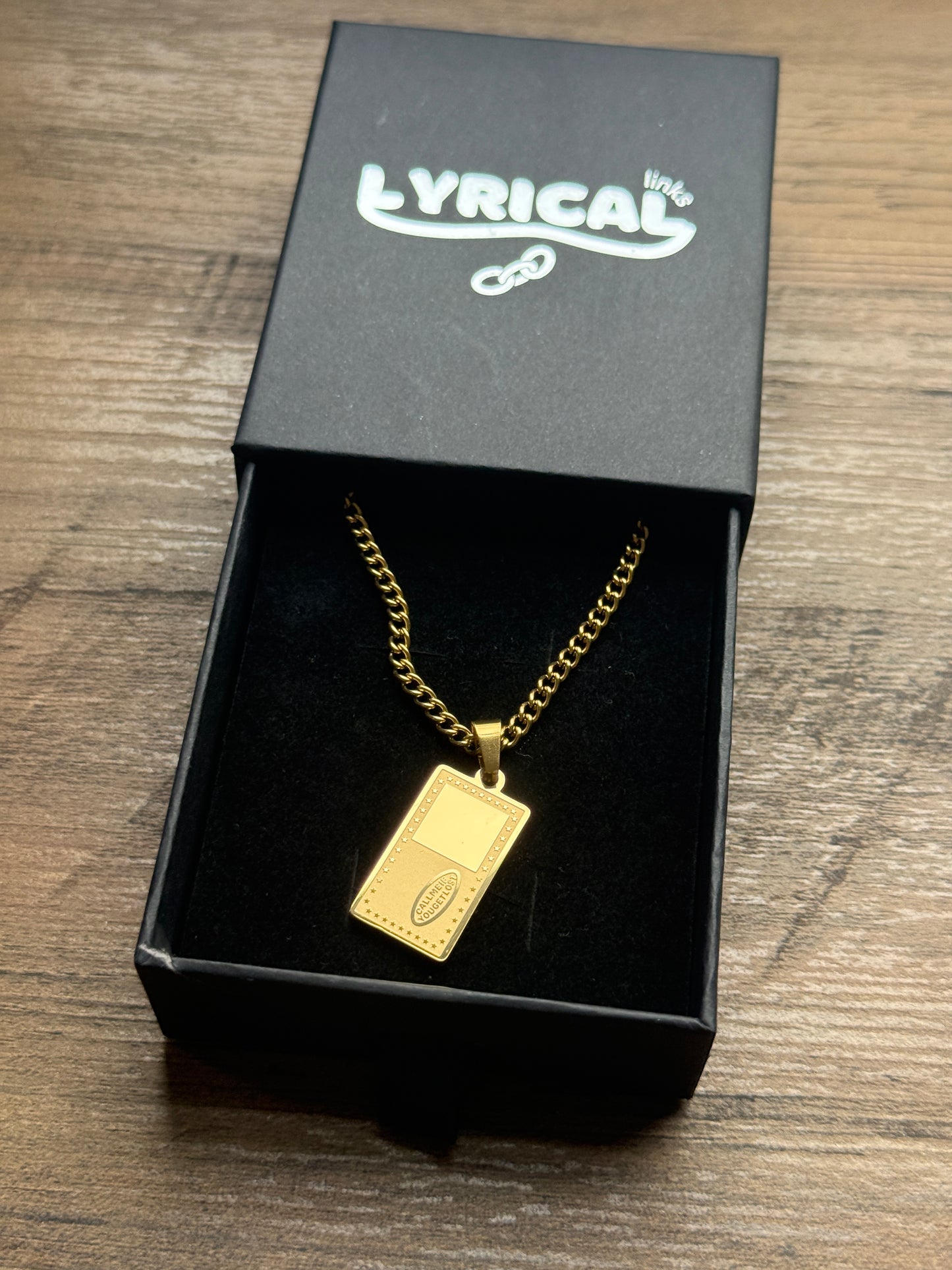 Call Me If You Get Lost necklace