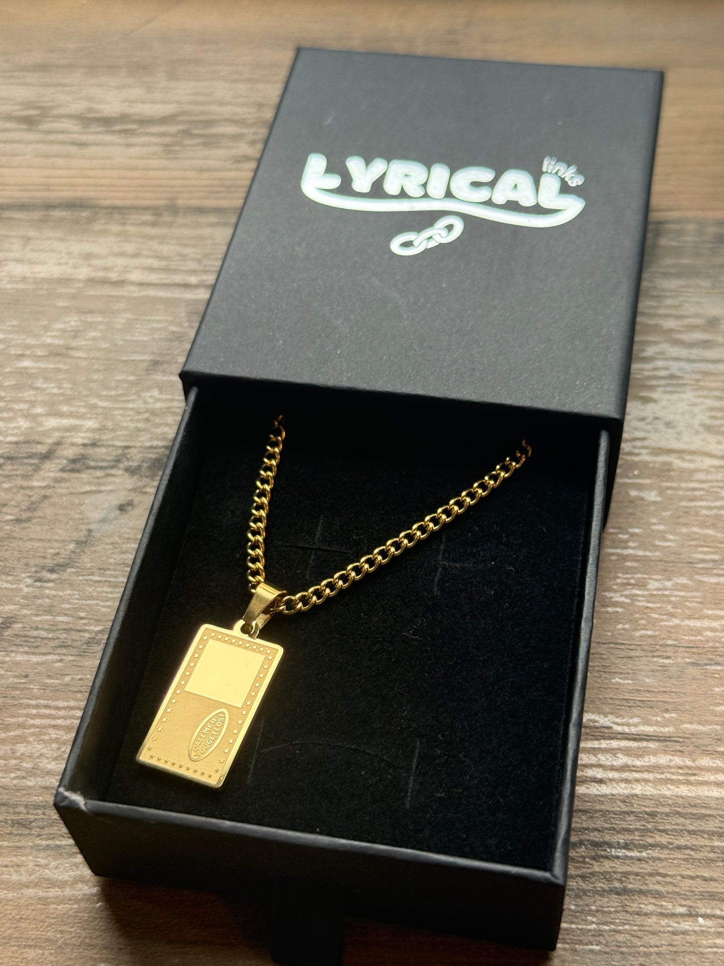 Call Me If You Get Lost necklace