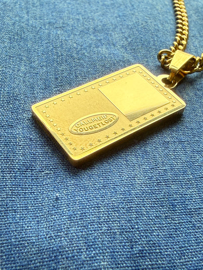 Call Me If You Get Lost necklace