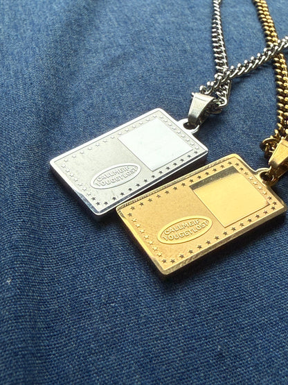 Call Me If You Get Lost necklace