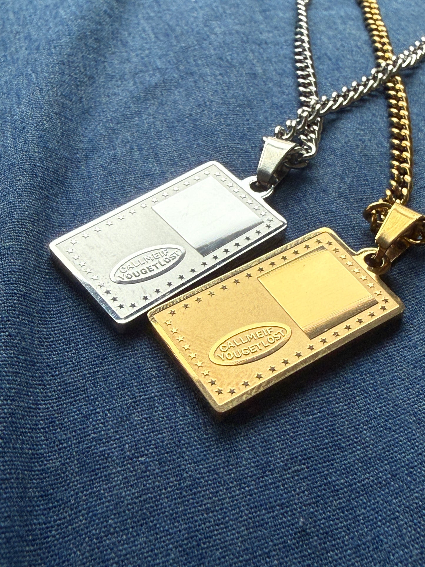 Call Me If You Get Lost necklace