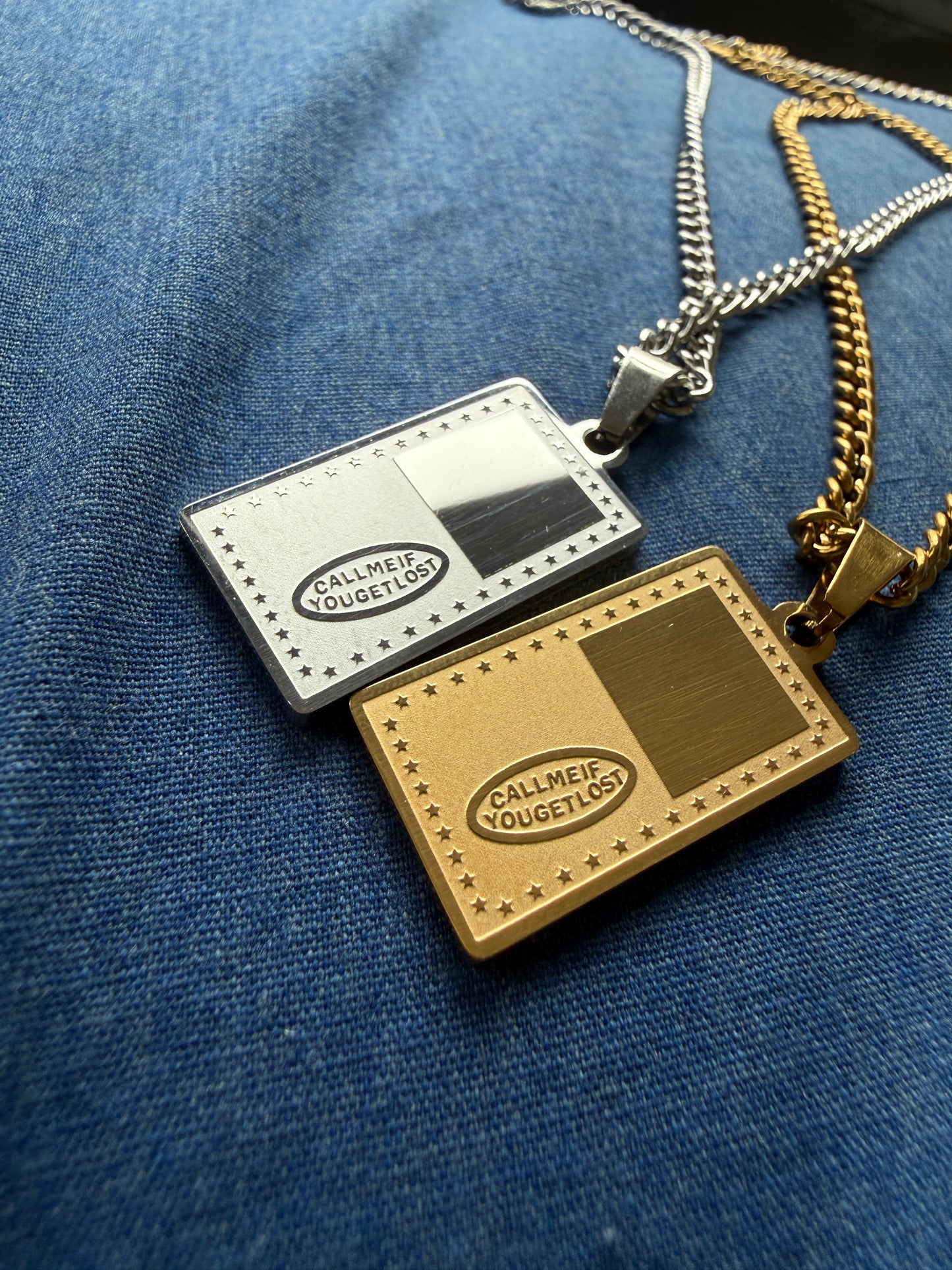Call Me If You Get Lost necklace
